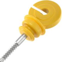 Isolador Gancho Anel Amarelo 9cm C/500 - Alta Qualidade