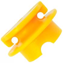 Isolador Roldana Plástico p/ Fio c/ Garra s/ Prego 40Emb. c/ 100un Amarelo - CNI, Opção: Amarelo (a)