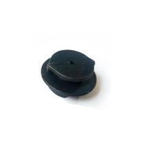 Isolador Roldana Plástico p/ Fio c/ Garra s/ Prego 40Emb. com 100 unidades Preto - CNI, Opção: Preto