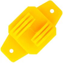 Isolador tipo W Amarelo Embalagem com 100 unidades - CNI, Opção: Amarelo (a)