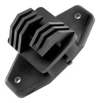 Isolador W Cerca Elétrica Industrial- Médio - C/500 Un Preto