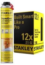 Isolamento de espuma em spray STANLEY Supercoat Closed Cell 800mL Isolamento de espuma em spray STANLEY Supercoat Closed Cell 800mL