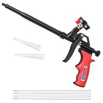 Isolamento de pistola de espuma de pulverização Magic Chems com 4 bicos - vermelho