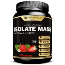 Isolate Mass Hipercalorico Proteinas Nobres 2 Kg Morango