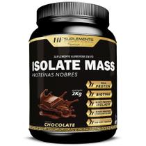 Isolate mass hipercalorico proteinas nobres 2kg chocolate - HF SUPLEMENTS