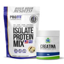 Isolate Protein Mix 900g Profit + Creatina Pura 300g Pure