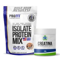 Isolate Protein Mix 900g Profit + Creatina Pura 300g Pure