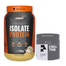 Isolate Protein Pote 900g - New Millen + Creatina 100g - Max Titanium