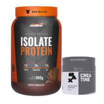 Isolate Protein Pote 900g - New Millen + Creatina 100g - Max Titanium
