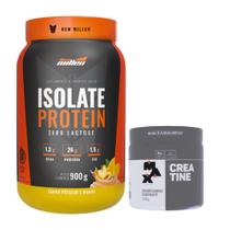 Isolate Protein Pote 900g - New Millen + Creatina 100g - Max Titanium