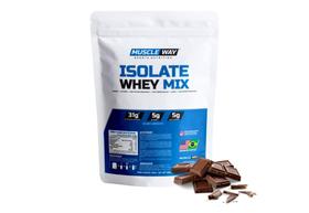 Isolate Protein Whey Mix Sabor Chocolate- Refil 900g - Muscle Way