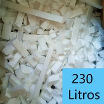 Isopor Cubos/tiras Para Embalagem Caixa Concreto Leve 230 L