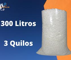 Isopor em Flocos para Construção Civil e Concreto Leve 3 Kg (300 Litros) Isopor de Qualidade