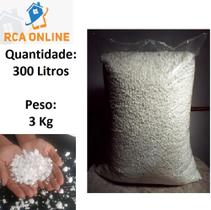 Isopor Flocado Triturado 2,2 Kg (300 Litros) Enchimento de Puffs e Almofadas Isopor Flocado Triturado 2,2 Kg (300 Litros) Enchimento de Puffs e Almofadas