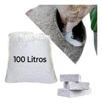 Isopor flocado TRITURADO em pedaços para CONCRETO LEVE 300 litros