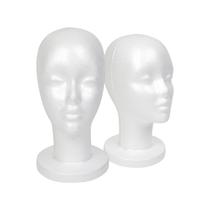 Isopor Mannequin Head STUDIO LIMITED de 11,4 polegadas (pacote com 2) Isopor Mannequin Head STUDIO LIMITED de 11,4 polegadas (pacote com 2)
