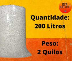 Isopor Triturado Flocos para Preenchimento de Puffs Almofadas Bichos de Pelúcias 2 Kg (200 Litros) - RCAISOPOR