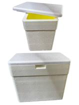 Isoterm Caixa Isopor 18 Litros Térmica p/ cerveja gelo refr