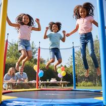 Isotubo Blindado 2m KidPlay Proteção para Camas Elásticas e Piscinas de Bolinhas Espuma Revestida Colorida Cores:Ama