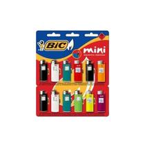 Isqueiro a Gás Mini Multicores 12 Pçs - Bic