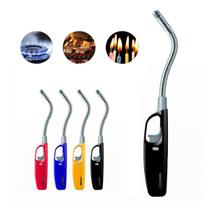 Isqueiro Acendedor de Forno Fogão Churrasqueira Carvão Fondue Eletrônico Clic Flexível Recarregável