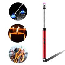 Isqueiro Acendedor Elétrico USB Recarregável Cozinha Camping Fogão Cooktop Lareira TB1904