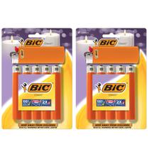 Isqueiro BIC Classic Maxi Pocket Orange, pacote com 12