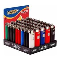 Isqueiro Bic Maxi Chama Grande Berço 50 Unidades Original Isqueiro Bic Maxi Chama Grande Berço 50 Unidades Original