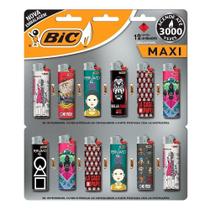 Isqueiro Bic Maxi Netflix - Embalagem com 12 Unidades (SORTIDO) ORIGINAL