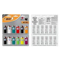 Isqueiro Bic Mini Leve 12 Pague 11 - Embalagem c/ 12 unidades Isqueiro Bic Mini Leve 12 Pague 11 - Embalagem c/ 12 unidades