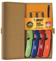 Isqueiro BIC Multi-Purpose Classic e Flex Wand - Kit com 4 Unidades