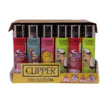 Isqueiro Clipper Maxi Crazy Farm 3 com 24 Unidades Isqueiro Clipper Maxi Crazy Farm 3 com 24 Unidades