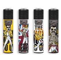 Isqueiro Clipper Maxi Freddie Mercury (Display c/ 48un)