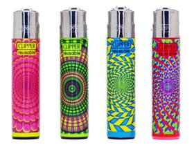 Isqueiro Clipper Maxi Hypnotic (Display c/ 24un) Isqueiro Clipper Maxi Hypnotic (Display c/ 24un)