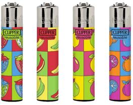 Isqueiro Clipper Maxi Random Art (Display c/ 24un) Isqueiro Clipper Maxi Random Art (Display c/ 24un)