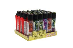 Isqueiro Clipper Maxi Strangers com 24 Unidades