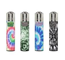 Isqueiro Clipper Maxi Tie Dye (Display c/ 48un)