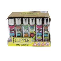 Isqueiro Clipper Maxi Zodiac 5A com 24 Unidades