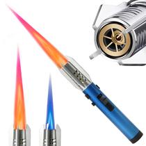 Isqueiro de acampamento AlpCraft Butane recarregável azul Isqueiro de acampamento AlpCraft Butane recarregável azul