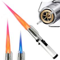 Isqueiro de acampamento AlpCraft recarregável à prova de vento prateado