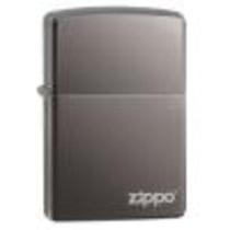Isqueiro de bolso Zippo Black Ice com logotipo Zippo Isqueiro de bolso Zippo Black Ice com logotipo Zippo