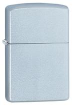 Isqueiro de bolso Zippo Classic Satin Chrome à prova de vento Isqueiro de bolso Zippo Classic Satin Chrome à prova de vento