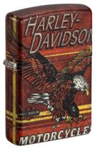 Isqueiro de bolso Zippo Harley-Davidson Eagle 540 Color Isqueiro de bolso Zippo Harley-Davidson Eagle 540 Color
