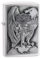 Isqueiro de bolso Zippo Harley-Davidson Full Face Eagle Isqueiro de bolso Zippo Harley-Davidson Full Face Eagle