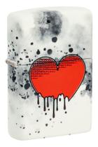 Isqueiro de bolso Zippo Love Drip Design 540 cores que brilha no escuro