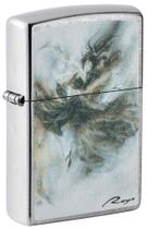 Isqueiro de Bolso Zippo Luis Royo Design Street Cromado Isqueiro de Bolso Zippo Luis Royo Design Street Cromado