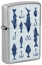 Isqueiro de Bolso Zippo Off The Hook Design Street Chrome Isqueiro de Bolso Zippo Off The Hook Design Street Chrome