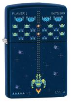 Isqueiro de bolso Zippo Pixel Game Design Navy Matte Isqueiro de bolso Zippo Pixel Game Design Navy Matte