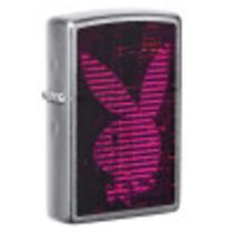 Isqueiro de Bolso Zippo Playboy Design Coelho Preto e Rosa Isqueiro de Bolso Zippo Playboy Design Coelho Preto e Rosa