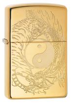 Isqueiro de bolso Zippo Tiger and Dragon Design